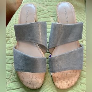 NWOT Donald J. Pliner Margaret in grey / pewter